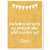 Print Wimpelkette mit deinem Text | Poster gelb | Printcandy Print Wimpelkette mit deinem Text | Personalisierter Text Poster i Printcandy