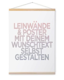 Personalisierte Leinwand Wörter | Leinwand mit eigenem Spruch | Printcandy