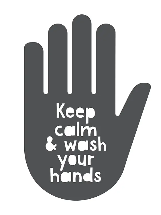 Keep Calm and Wash your Hands Poster | Printcandy