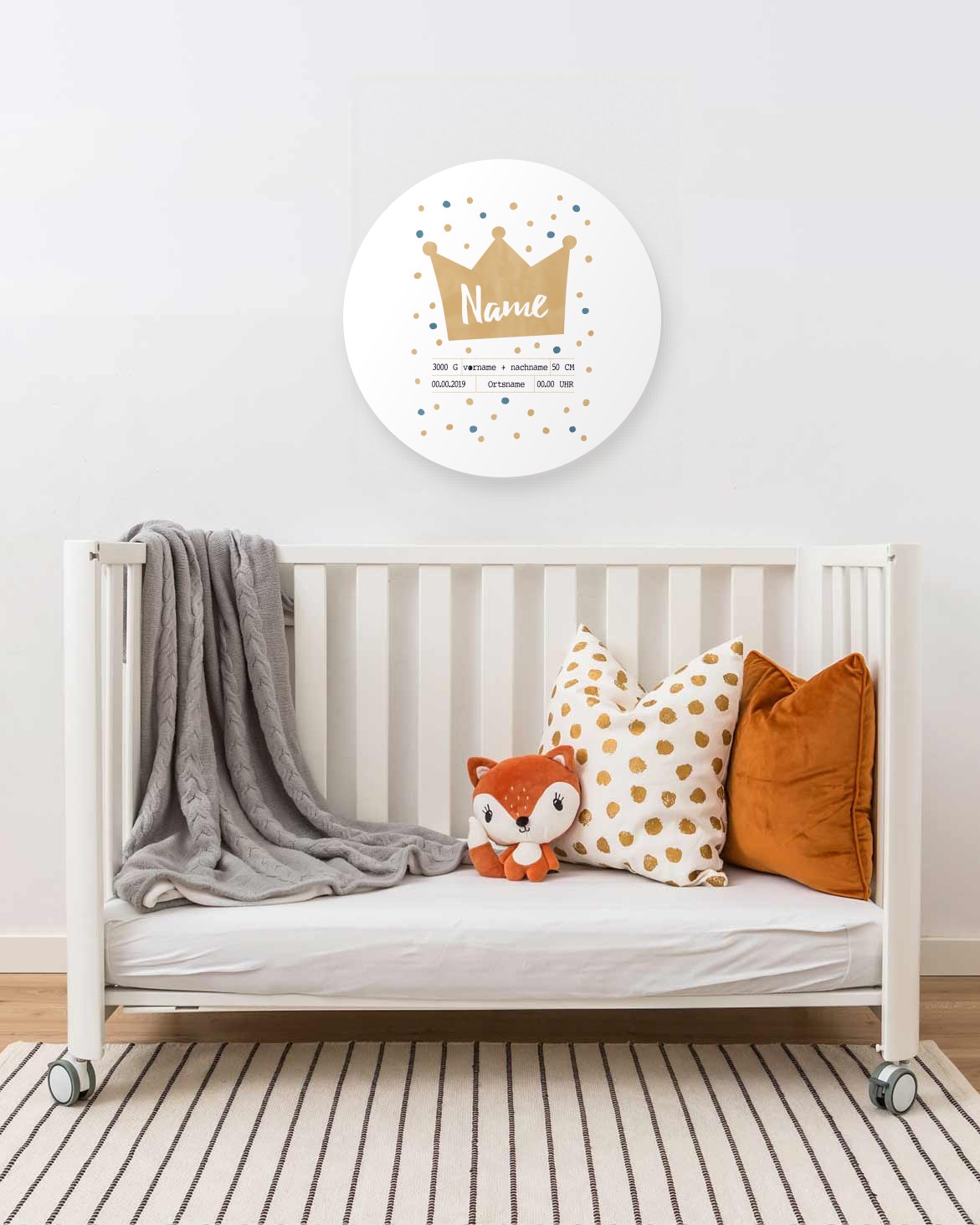 Wandkreis Baby – Prinzessin Wandkreis Baby – Prinzessin - Printcandy